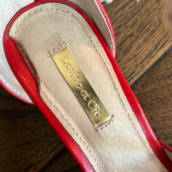 Louise et Cie Strap Red Pump - Picture 5 of 8